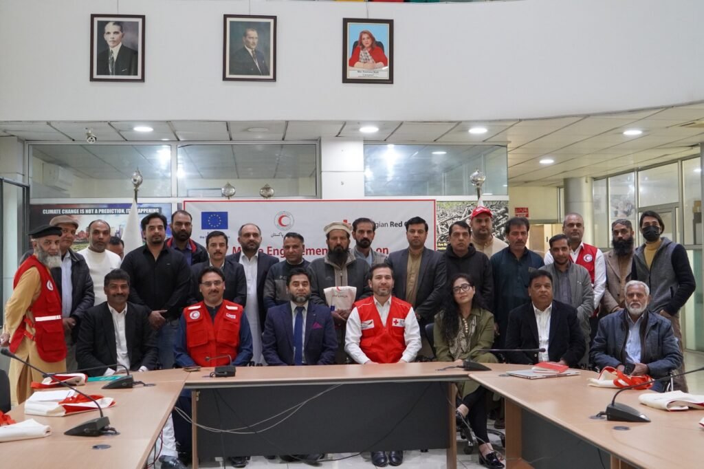 PRCS officials brief media on humanitarian response activities in Bajaur