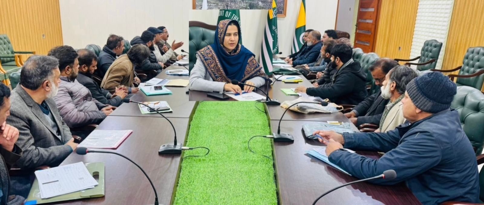 Kotli Evening Review Meeting of Day One of Polio NIDs Campaign Held