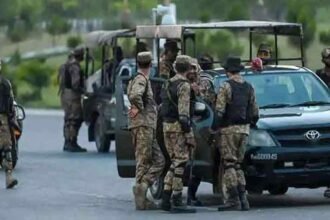 Pakistani security forces conduct an intelligence-based operation in Khyber Pakhtunkhwa against militant hideouts.