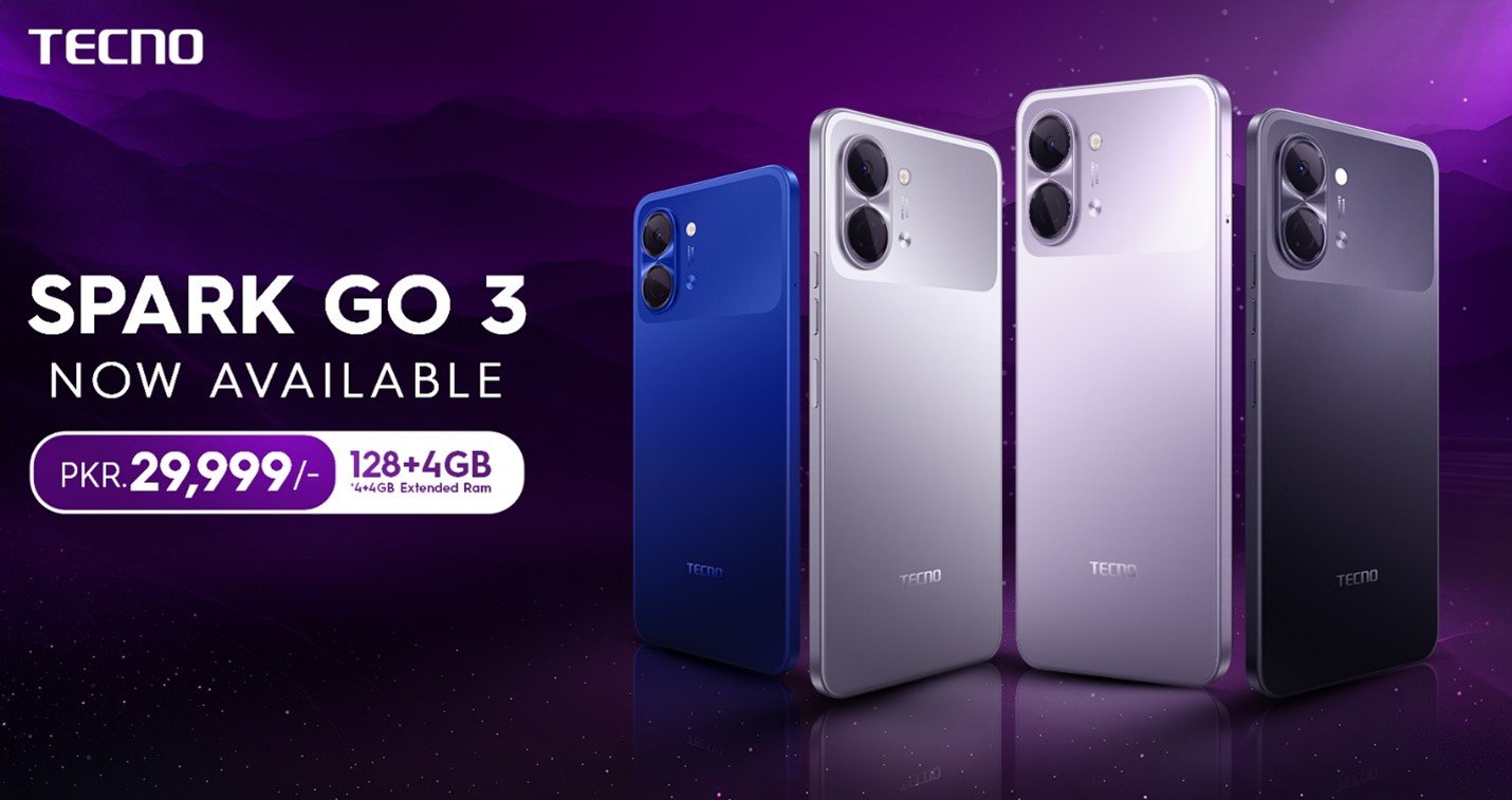 TECNO Spark Go 3 launched in Pakistan with 120Hz display and 5000mAh battery