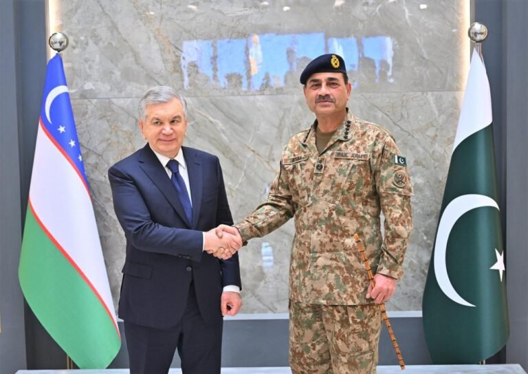 Uzbek President Shavkat Mirziyoyev visits Pakistan’s defence facility GIDS to explore cooperation in defence and industry.
