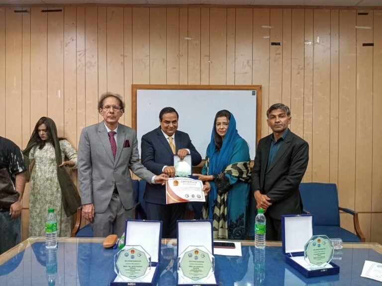 Participants attend a certificate workshop on Xi’s Global Initiatives at the University of the Punjab in February 2025.