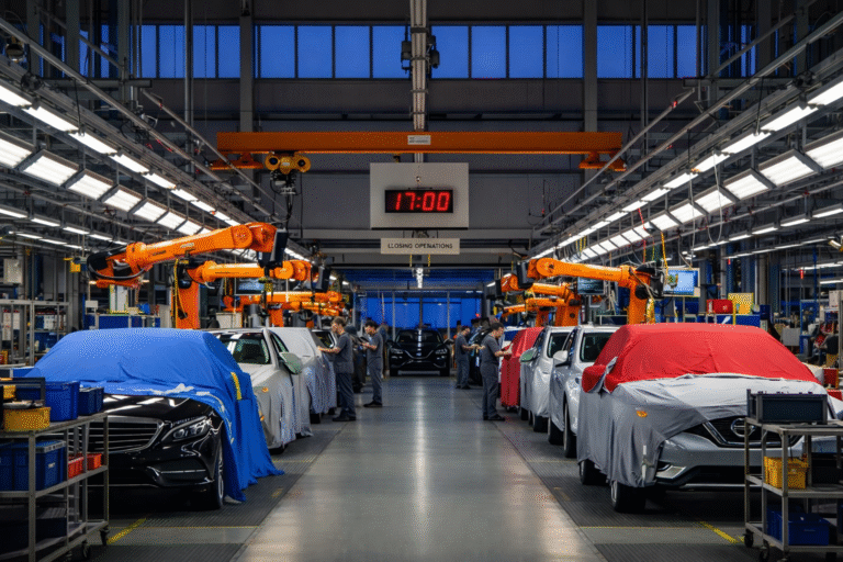 BYD and Geely linked to potential acquisition of Nissan–Mercedes Mexico plant ahead of USMCA review.