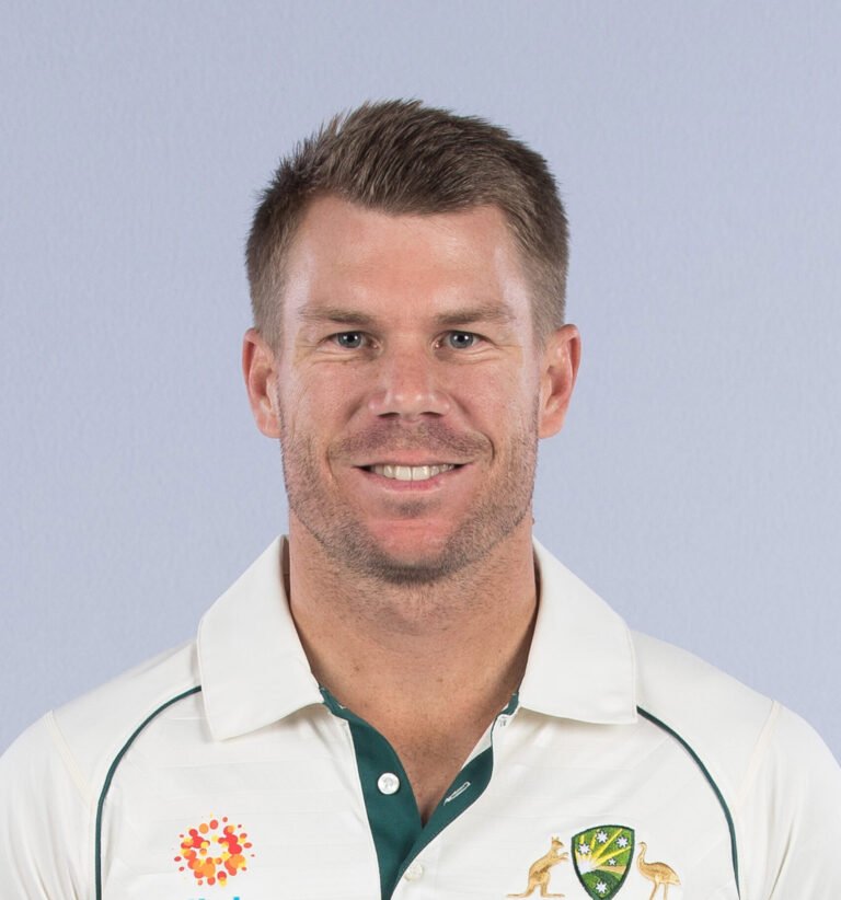 David Warner during the PSL 11 auction after being signed by Karachi Kings for PKR 7.90 crore.