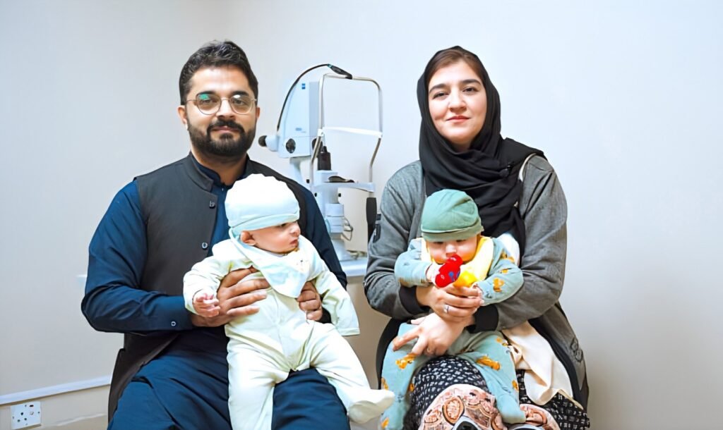 Al-Shifa intervention prevents blindness in premature twins as doctors warn of rising ROP risk Doctors examine a premature infant during ROP screening at Al-Shifa Trust Eye Hospital in Rawalpindi.