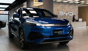 BYD electric vehicles benefiting from New Vehicle Efficiency Standard credits in Australia.