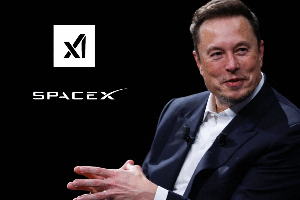 A Starlink satellite network illustration as SpaceX expands its role in the communications industry.