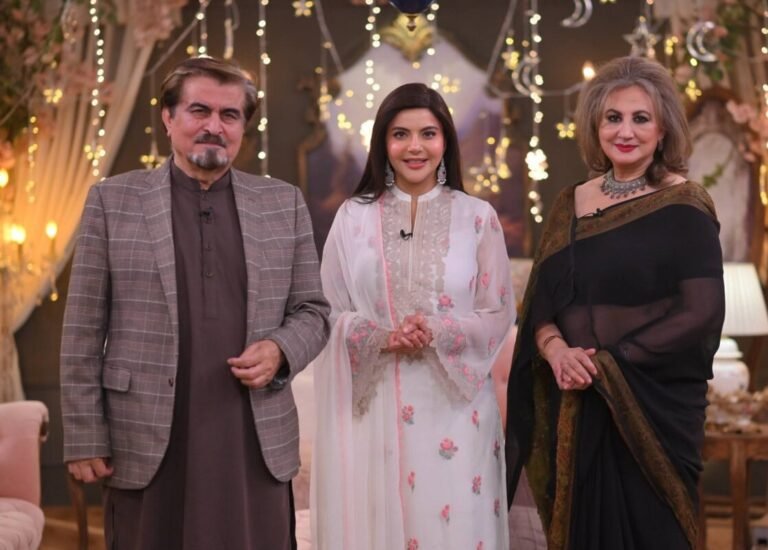 Faryal Gohar and Jamal Shah discuss their divorce after three decades during a television interview.