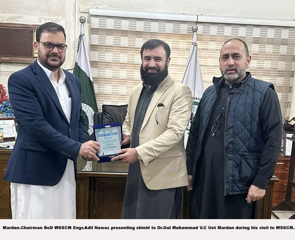 UET Mardan vice chancellor visits WSSCM, agrees on technical and energy cooperation UET Mardan vice chancellor meets WSSCM officials during a visit focused on technical cooperation and solar energy projects.