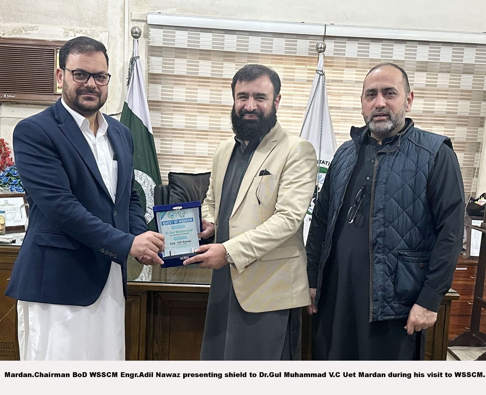 UET Mardan vice chancellor visits WSSCM, agrees on technical and energy cooperation