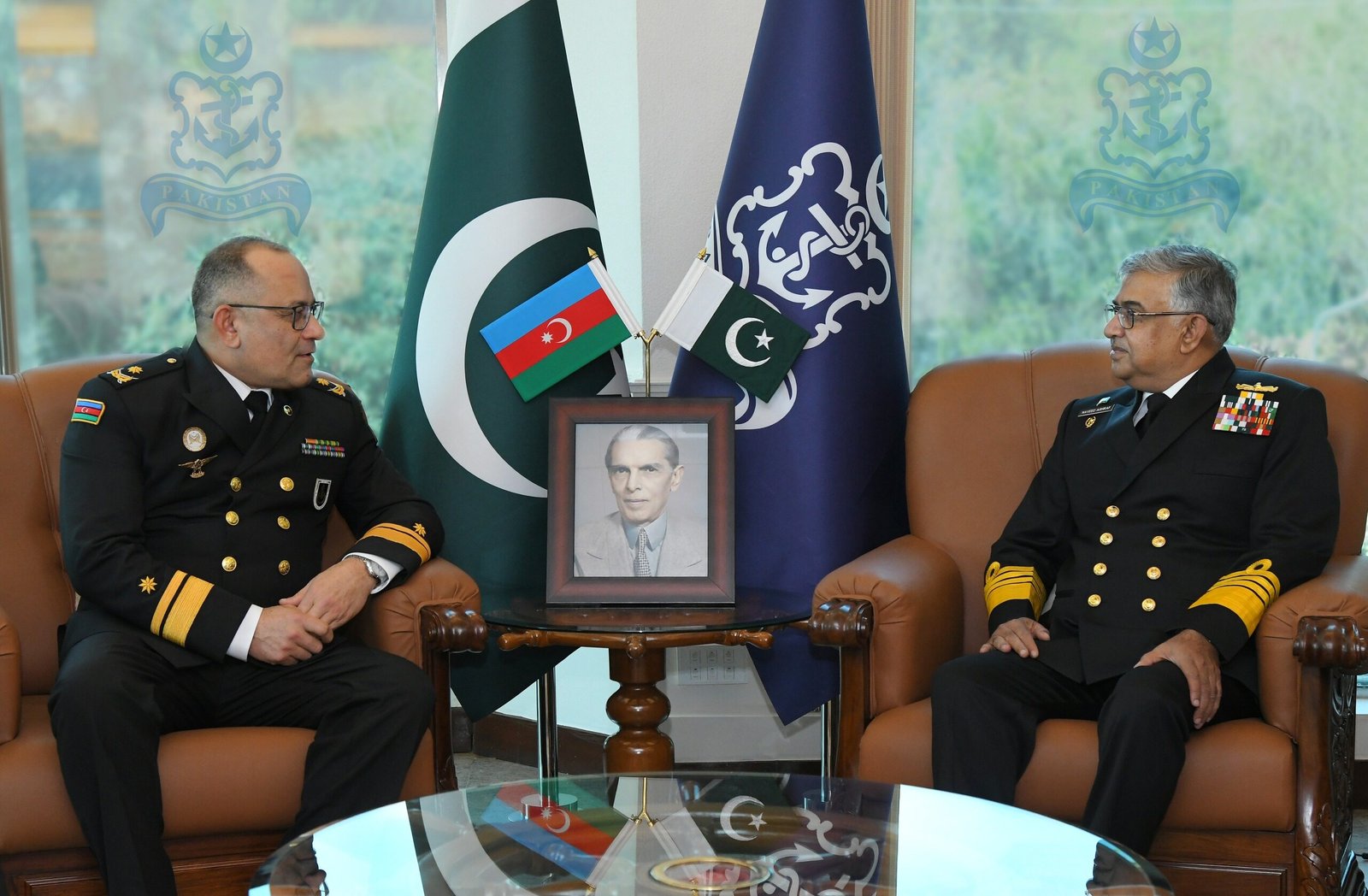 Commander Azerbaijan Naval Forces meets Pakistan Navy chief in Islamabad