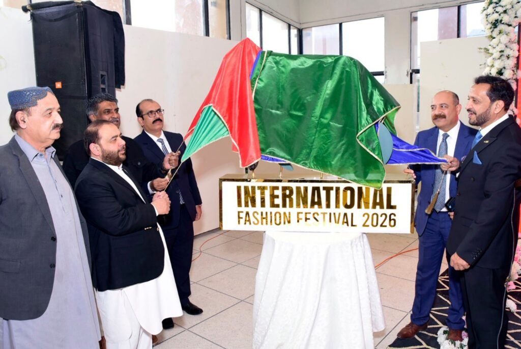 Minister underscores youth empowerment at ISLOO International Fashion Tourism Festival 2026 logo unveiling Minister at ISLOO International Fashion Tourism Festival 2026 logo unveiling ceremony in Islamabad.