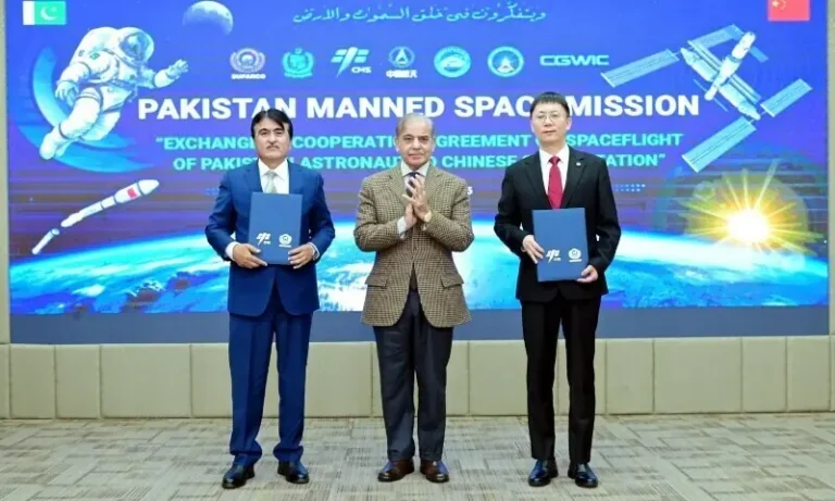 Two Pakistani candidates shortlisted to train in China for a mission to the Tiangong space station under a bilateral agreement.