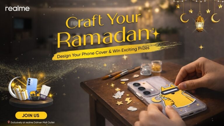realme Celebrates the Holy Month with “Craft Your Ramadan” Creative Workshops Visitors join realme “Craft Your Ramadan” creative workshops at Dolmen Mall Lahore.