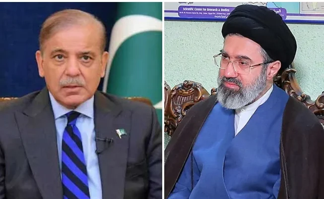 PM Shehbaz Sharif congratulates Iran’s new supreme leader Mojtaba Khamenei in a message posted on social media.