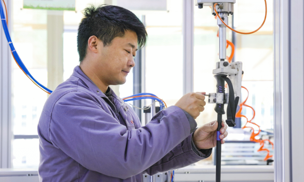 China's Ninghai county produces 60 percent of world's trekking poles