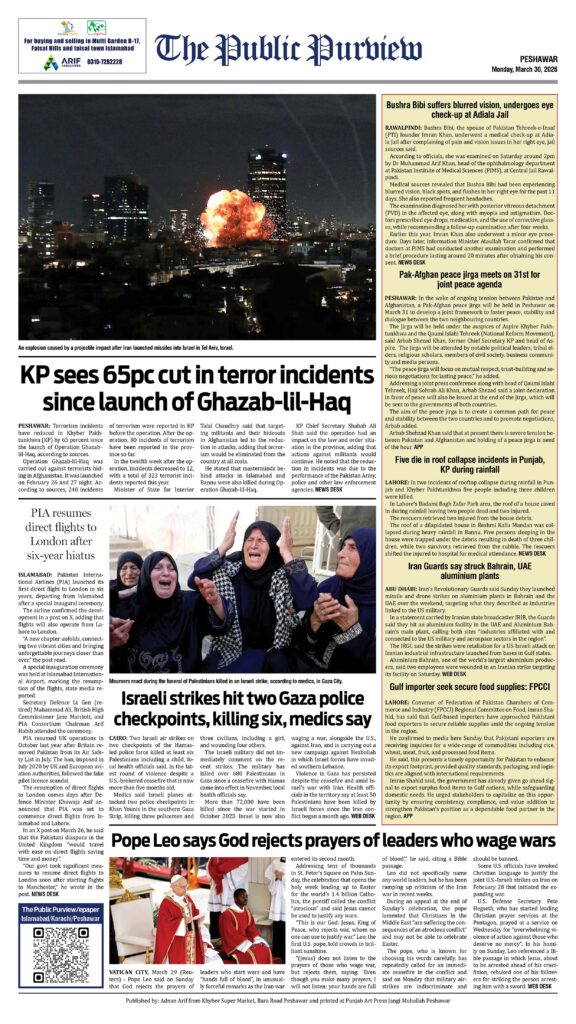 Back 30-03-2026 Peshawar