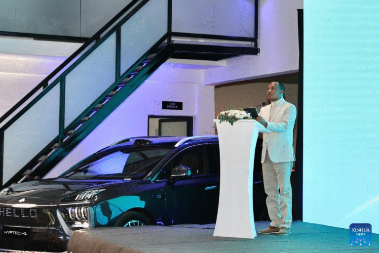 GAC electric vehicle models launched in Ethiopia at Addis Ababa showroom