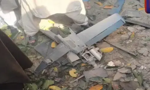 Afghan Taliban drones intercepted over Pakistan; debris injures four civilians, says ISPR