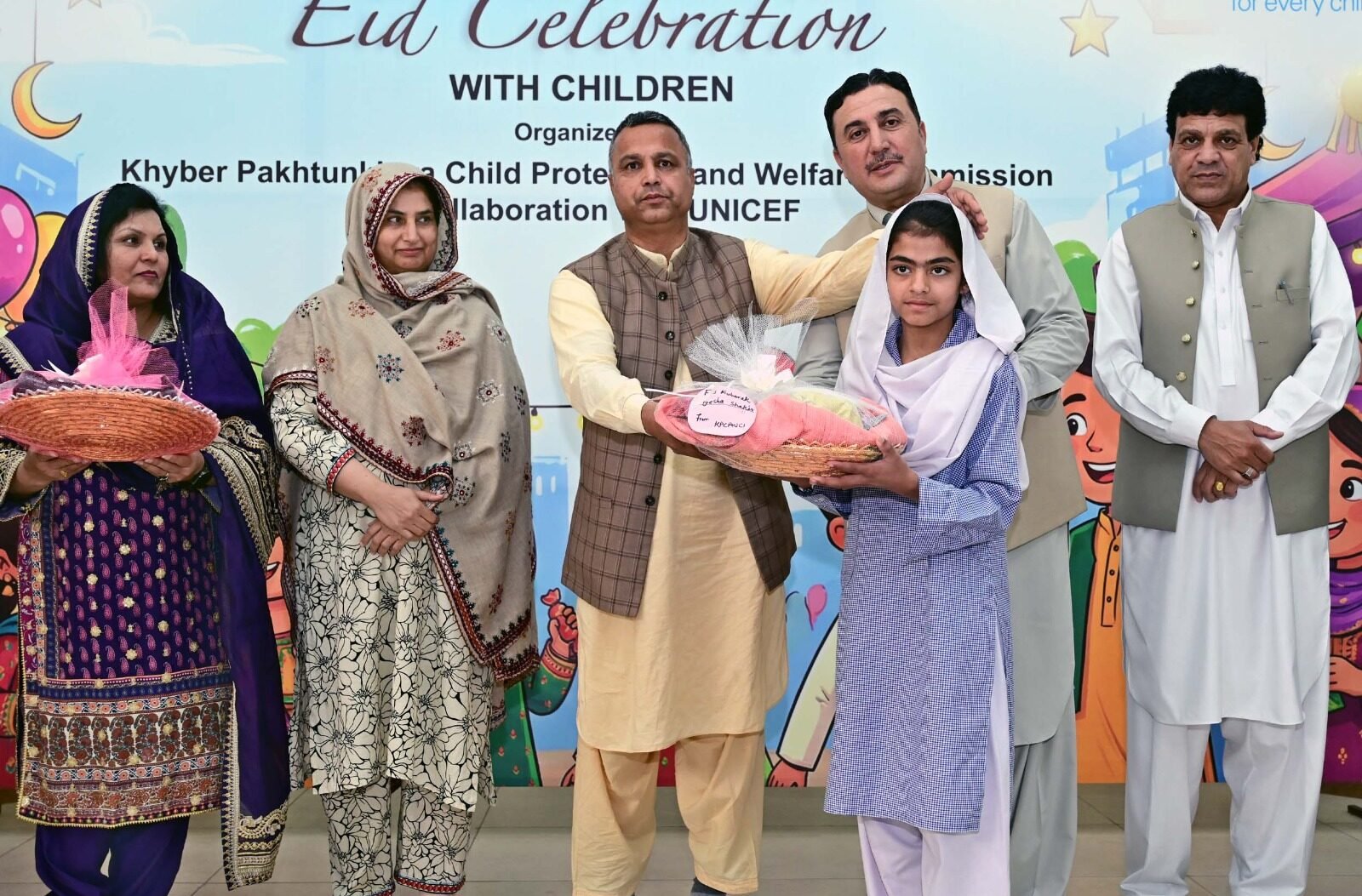 KPCPWC hosts Eid celebration for vulnerable children in Peshawar