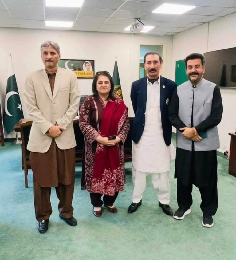 MNA Sardar Fatahullah Mian Khel Meets BISP Chairperson Rubina Khalid to Discuss Social Protection Initiatives MNA Sardar Fatahullah Mian Khel Meets BISP Chairperson Rubina Khalid to Discuss Social Protection Initiatives