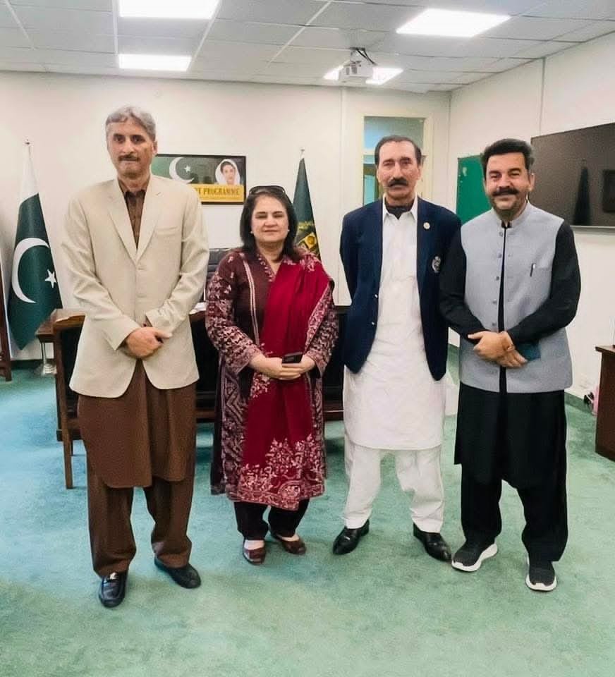 MNA Sardar Fatahullah Mian Khel Meets BISP Chairperson Rubina Khalid to Discuss Social Protection Initiatives