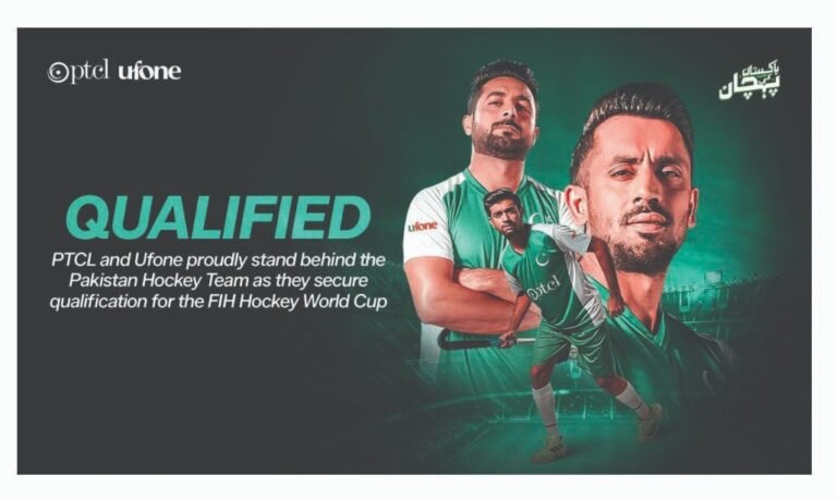 PTCL, Ufone congratulate Pakistan hockey team on World Cup qualification