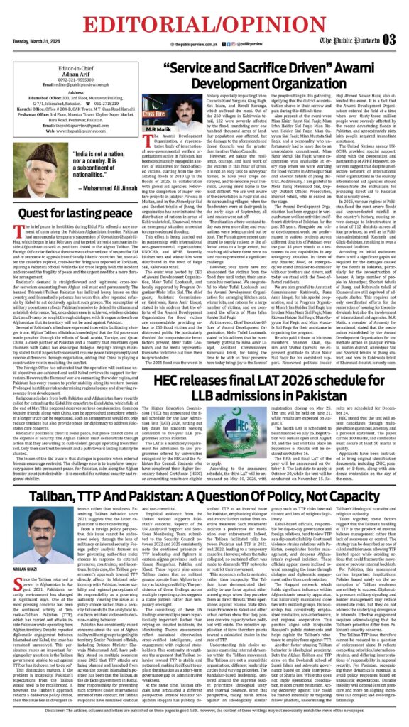 OpEd 31-03-2026