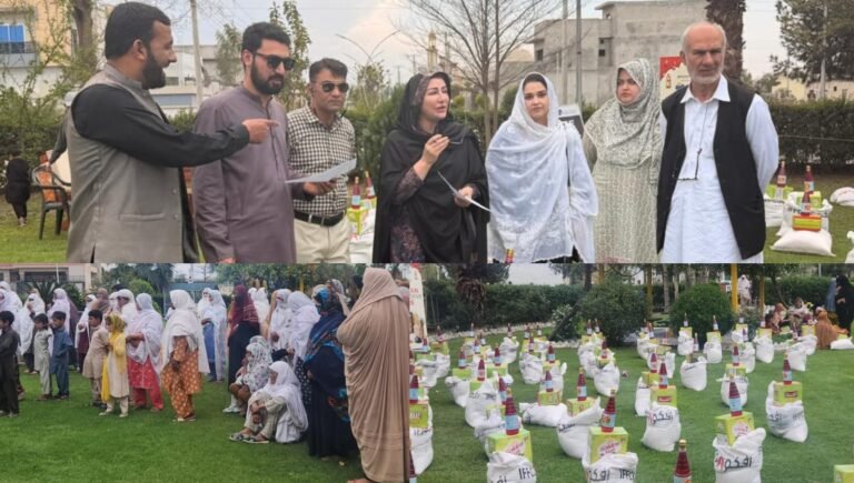 Bardasht Foundation distributes ration to 100 widows in Mardan with IFFCO Pakistan support