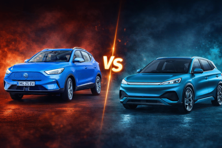 MG ZS EV vs BYD Atto 3 comparison Pakistan electric SUVs