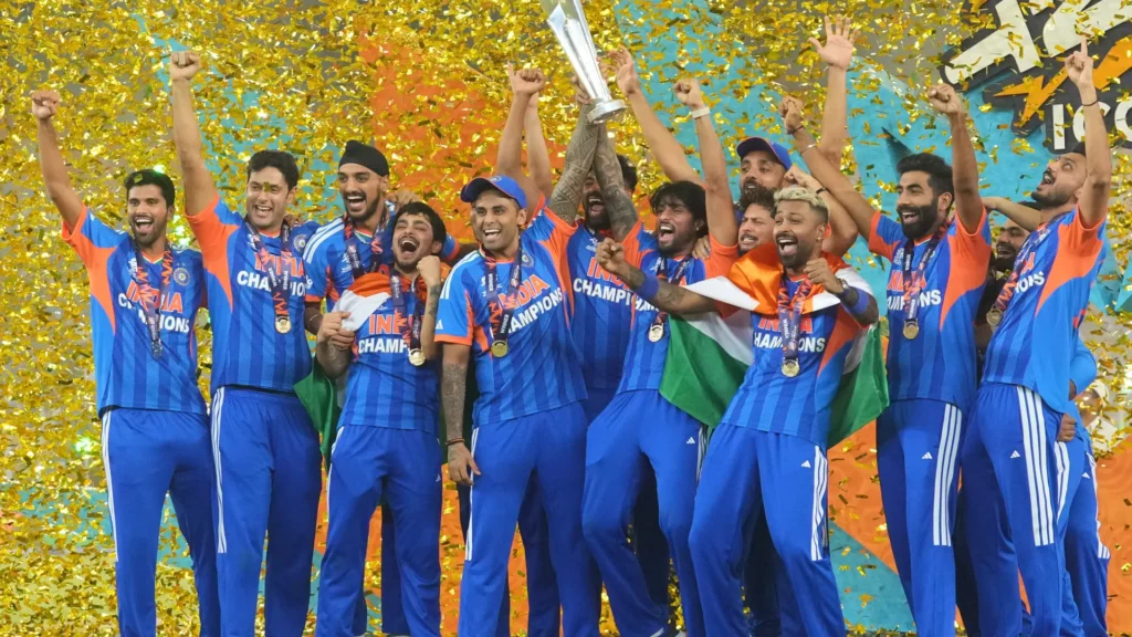 India defend T20 World Cup title with dominant win over New Zealand India defend T20 World Cup title with dominant win over New Zealand