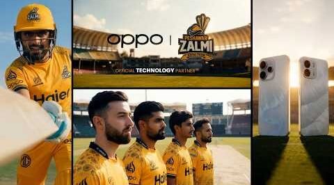 OPPO partners with Peshawar Zalmi as official technology partner for HBL PSL 11