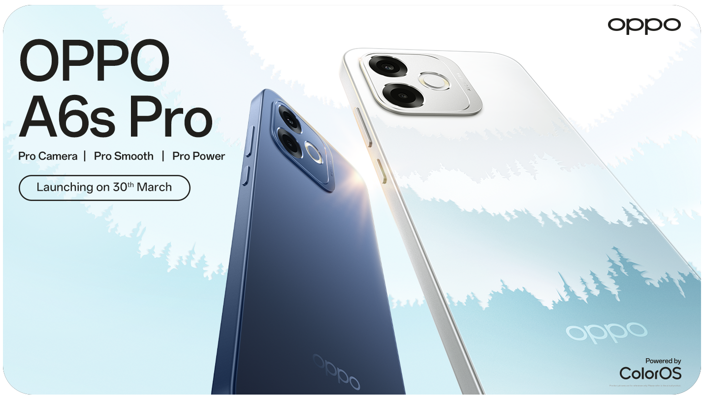 OPPO A6s Pro Set to Launch in Pakistan with First 50MP Ultrawide AI Zoom Selfie Camera