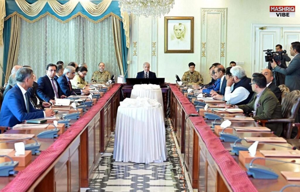 Prime Minister Shehbaz Sharif chairs meeting on economic stability and fuel supply amid global tensions.