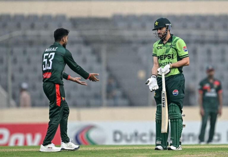 Salman Ali Agha questions ‘sportsman spirit’ after controversial run-out by Mehidy Miraz Salman Ali Agha questions ‘sportsman spirit’ after controversial run-out by Mehidy Miraz
