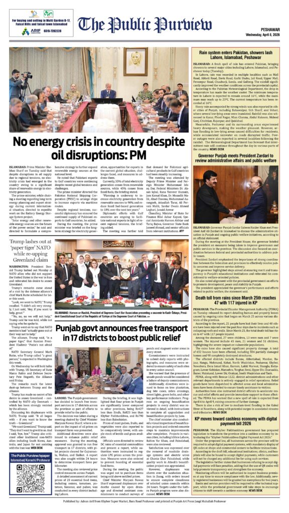 Back 08-04-2026 Peshawar