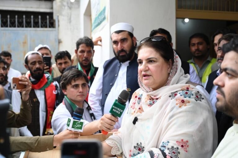 BISP Chairperson Rubina Khalid visits Mohmand to review welfare programmes and beneficiary services.