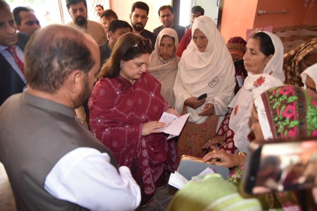 BISP chairperson attends AJK agriculture conference, reviews welfare centres