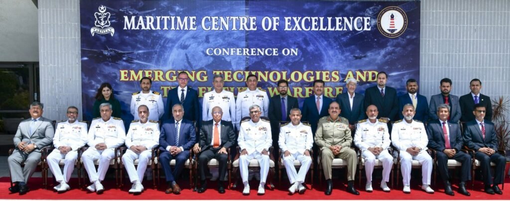Participants attend conference on emerging technologies and future warfare in Karachi.