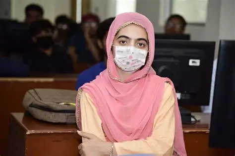 Participants in the Prime Minister’s Youth Skill Development Programme during a training session in Pakistan