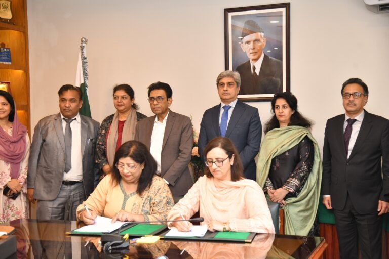 MoU signing ceremony for remedial therapy services in Pakistan federal schools