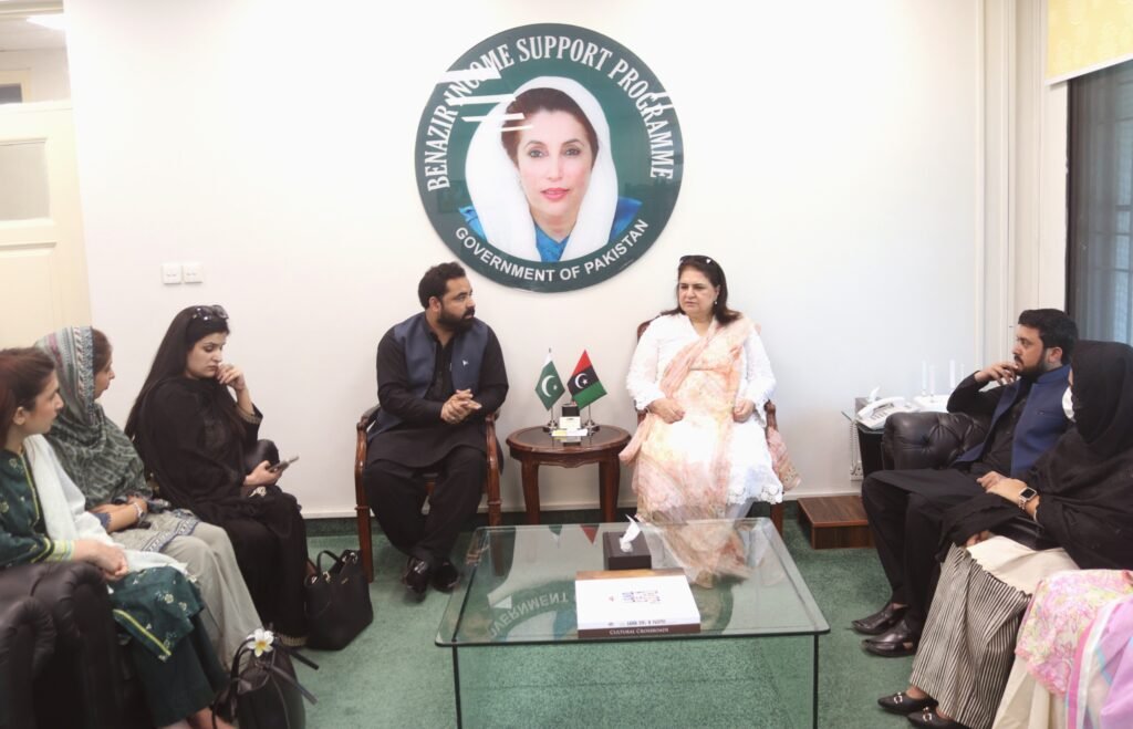 Rubina Khalid meets youth delegation to discuss empowerment and awareness initiatives under BISP