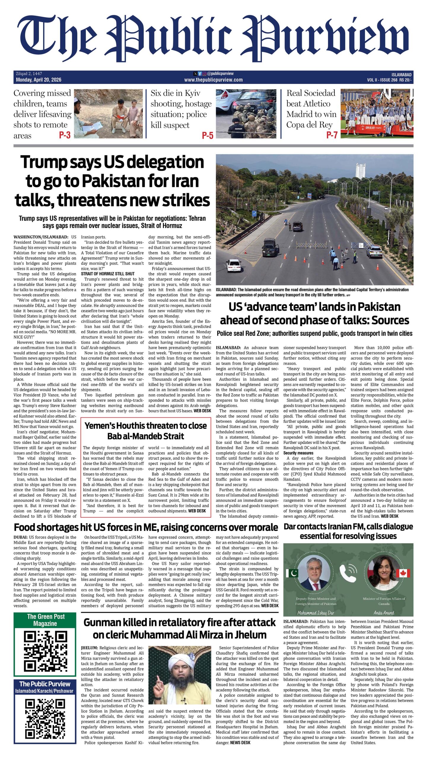 20-04-2026 Islamabad