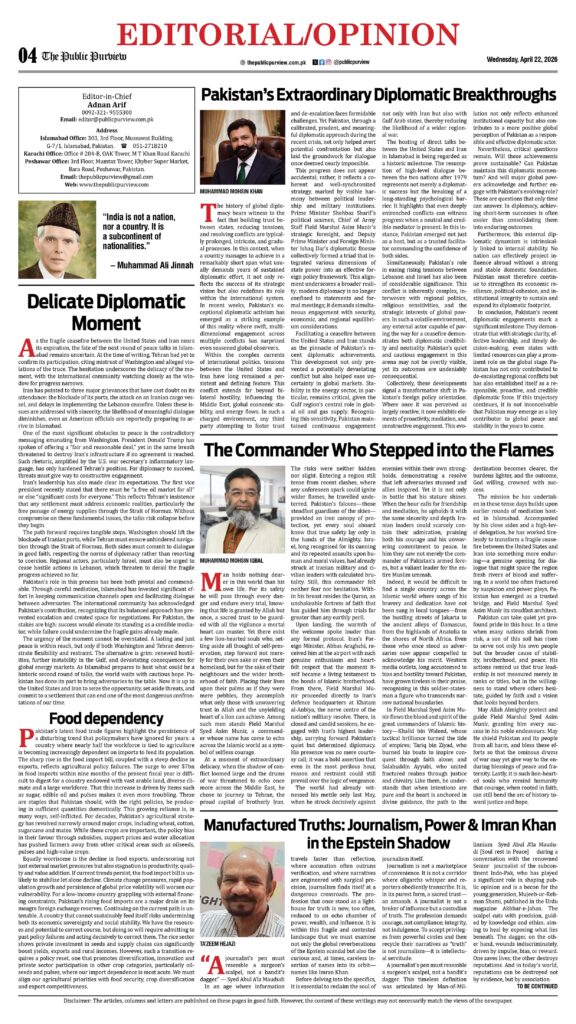 OpEd 22-04-2026