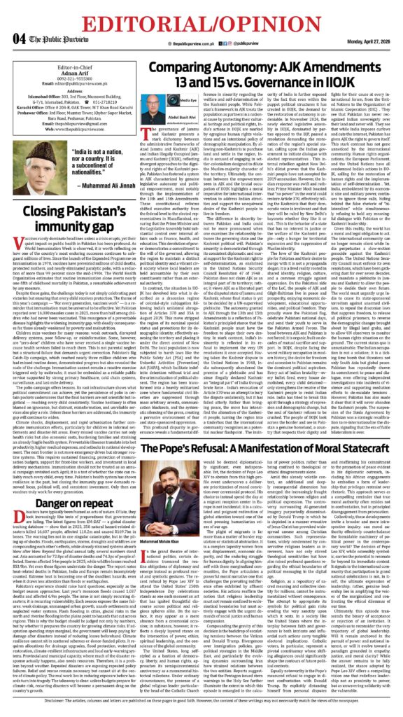 OpEd 27-04-2026
