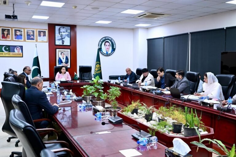 World Bank mission reviews BISP crisis-resilient social protection programme at Islamabad meeting.