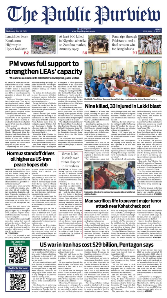 Front 13-05-2026 Karachi