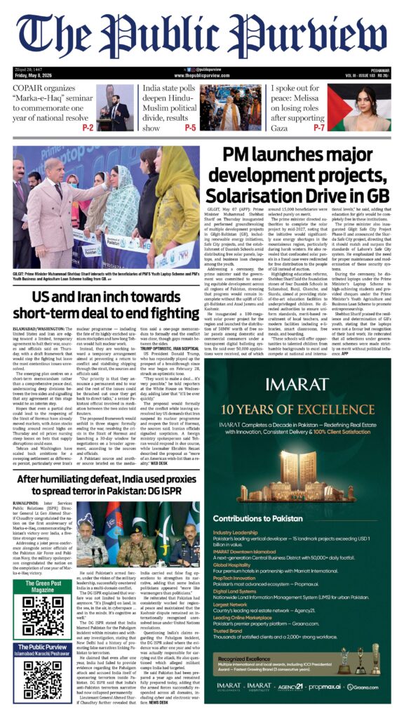 Front 08-05-2026 Peshawar