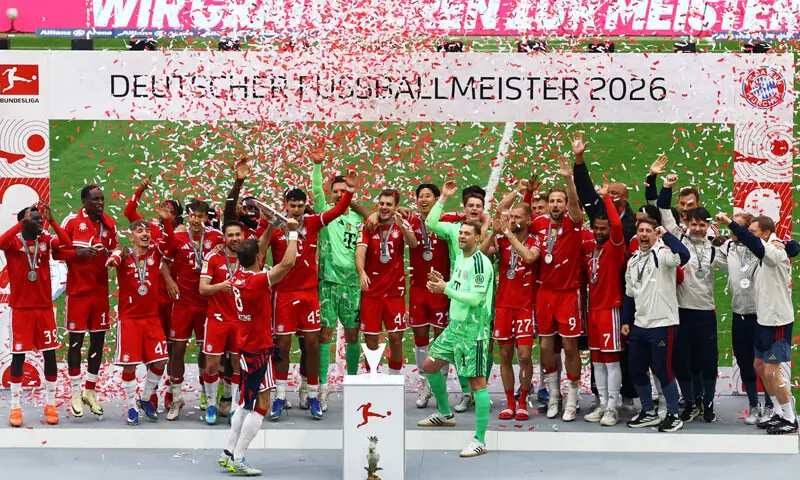 Kane hat-trick leads Bayern Munich to 35th German title on Bundesliga final day