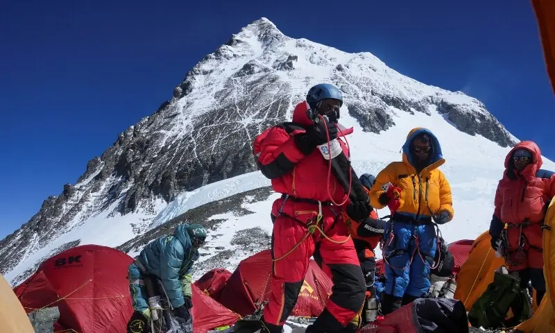 Two Indian climbers die on Mount Everest amid overcrowding concerns